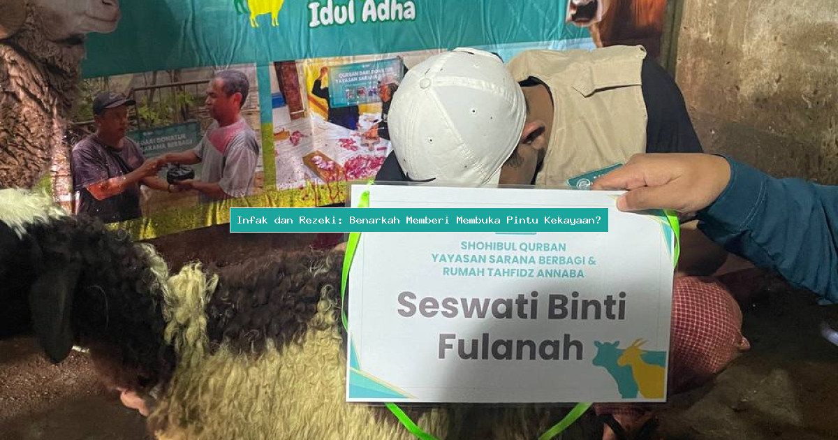 Infak dan Rezeki: Benarkah Memberi Membuka Pintu Kekayaan?